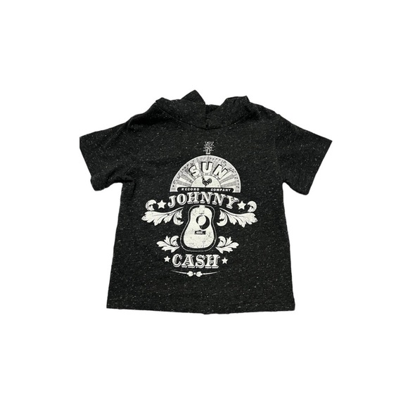 Johnny Cash Boys Hooded Tee Size 2T - Picture 1 of 4